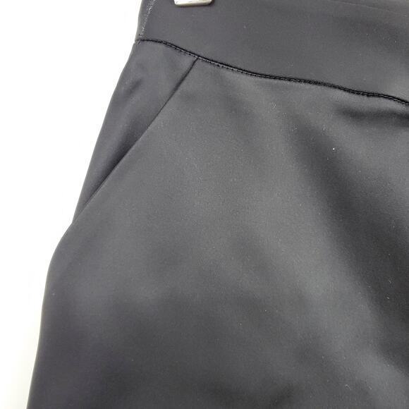 NEW L'AGENCE Women's High Rise Satin Effect Suiting Ankle Trouser Black Size S - Picture 7 of 13